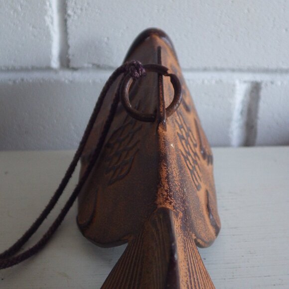 Primitive Cast Iron Fish with Rope Hanger - Picture 3 of 7